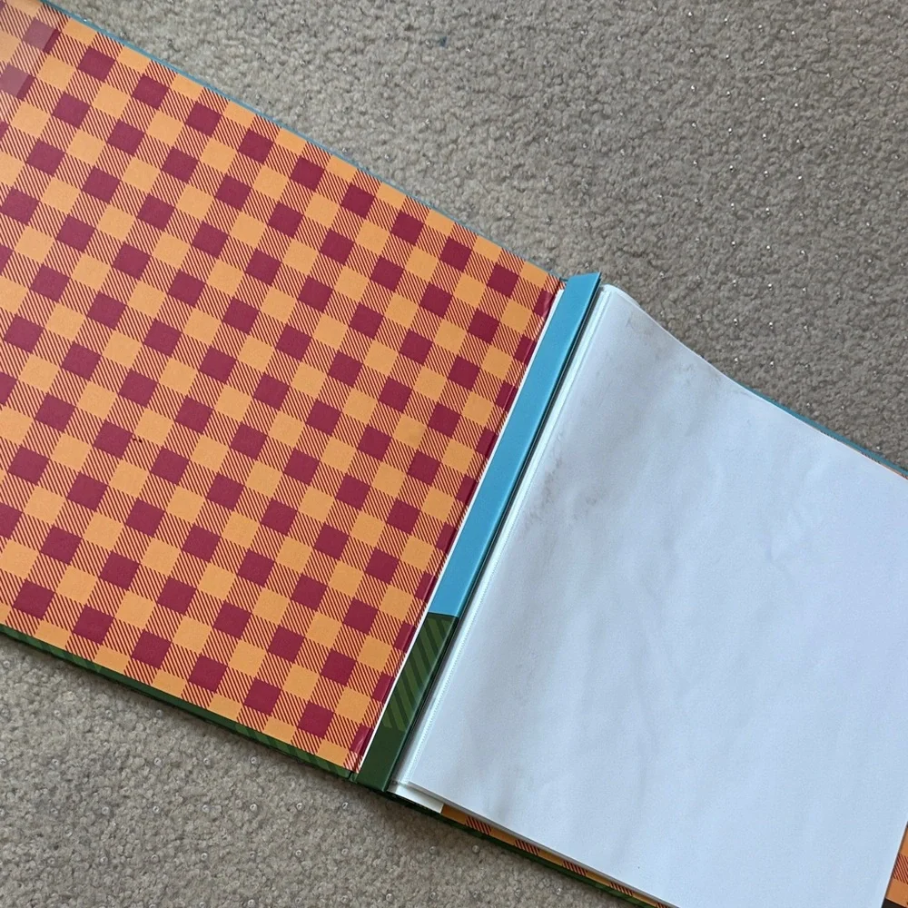 2 Recollections Blue and Green Woodland Animal Scrapbook Album